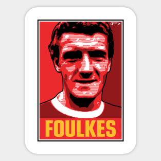 Foulkes - MUFC Sticker